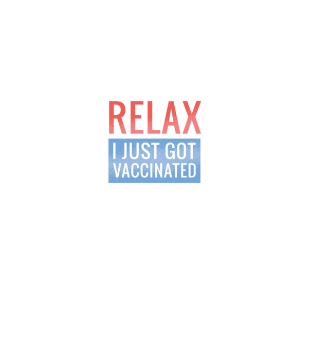 Fii calm, sunt vaccinat model negru pe tricou