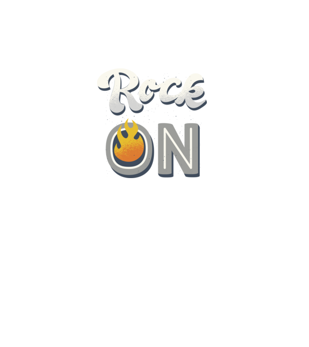 Rock On model turcoaz pe tricou