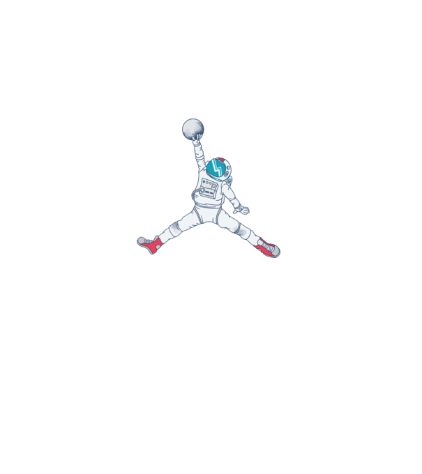 Air Astronaut tricou astronaut model bordo pe tricou