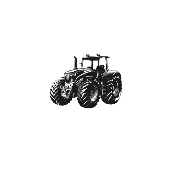 Tractor model nisipiu pe tricou