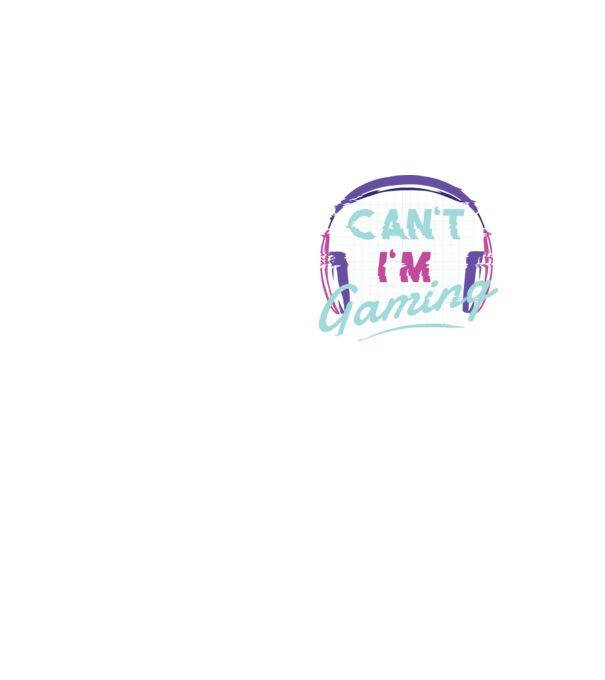 'Can''t I''m Gaming - Gamer' model galben neon pe tricou