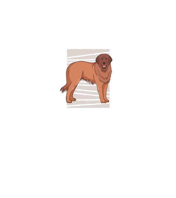 Câine ciobănesc Leonberg model negru pe tricou