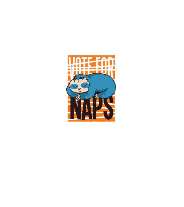 Votez pentru relaxare Leneș model negru pe tricou