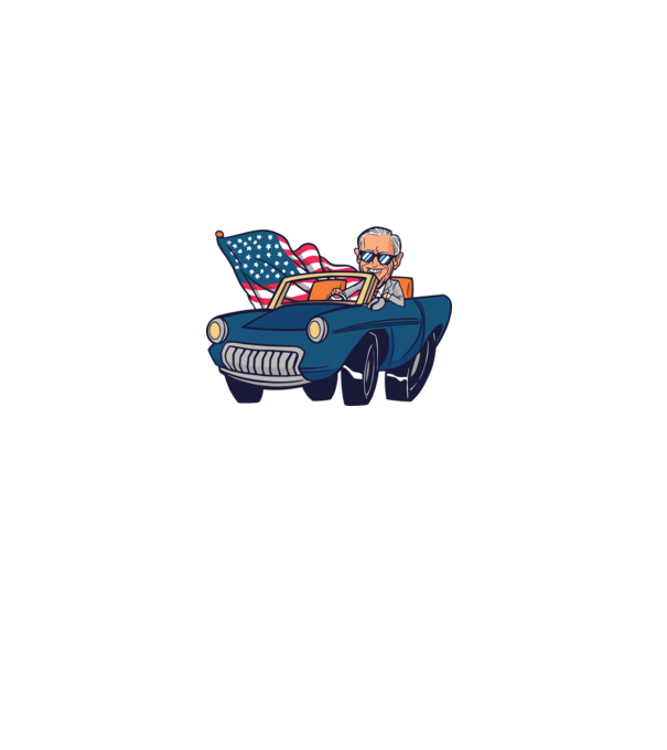 'Ridin'' with Biden - SUA 2020 alegeri' model albastru deschis pe tricou