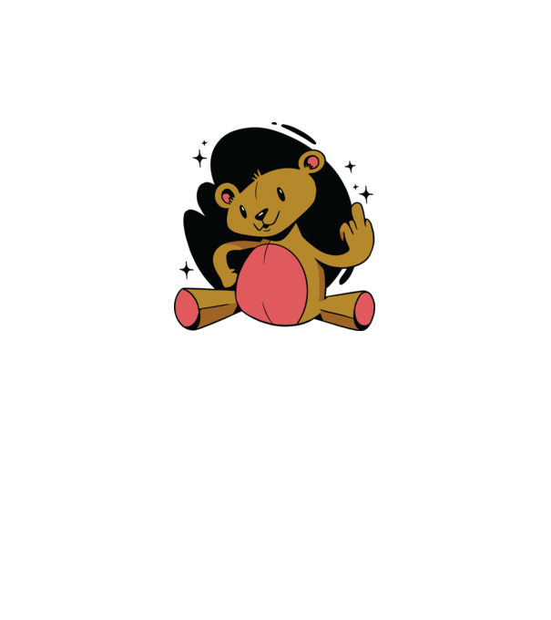 Ursuleț Teddy hain model gri pe tricou