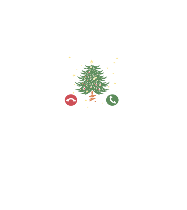Christmas is calling model turcoaz pe tricou