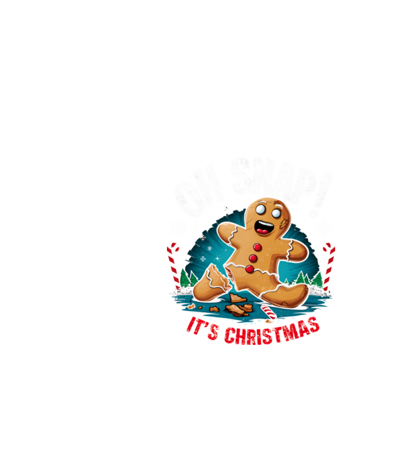 Oh snap! It's christmas Negru model negru pe tricou