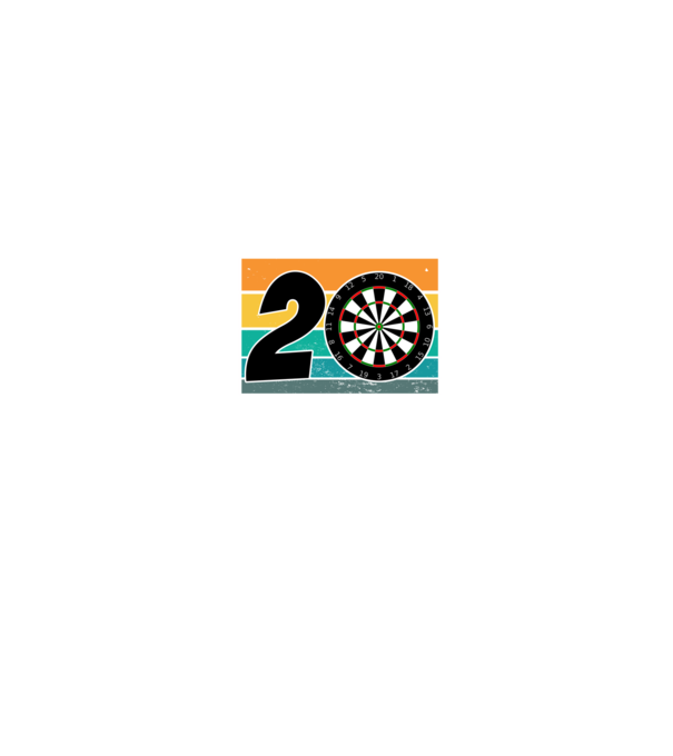 'I''m not 20 I''m double 10 darts birthday' model albastru jeanși pe tricou