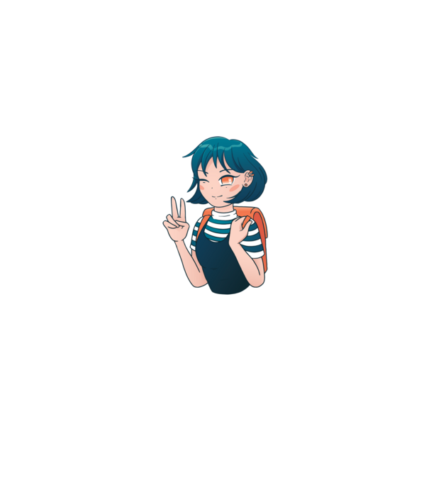 Anime fată model roz deschis pe tricou