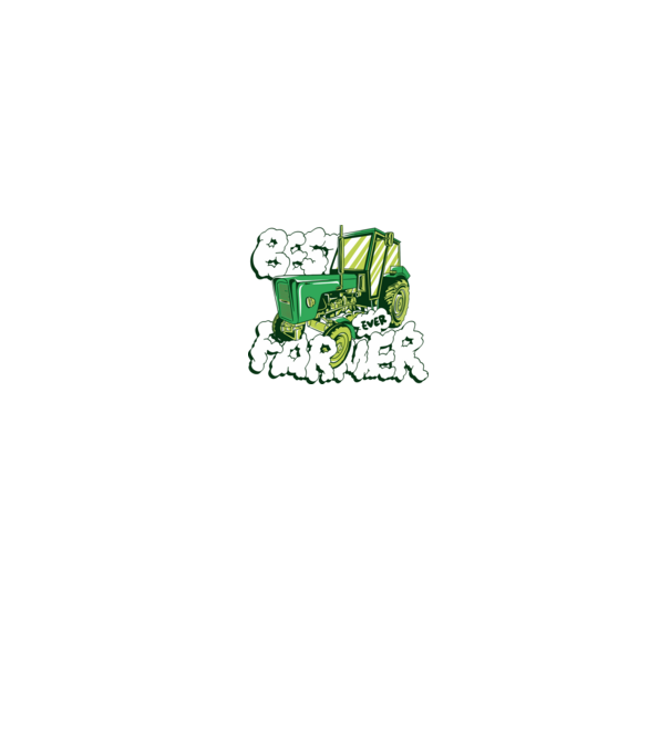 Best Farmer Ever cu Tractor model negru pe tricou