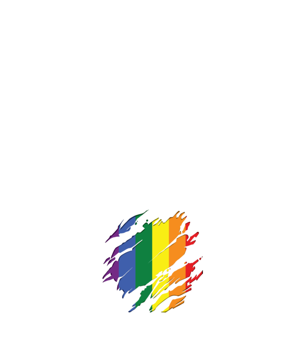 Steag LGBTQ model negru pe tricou