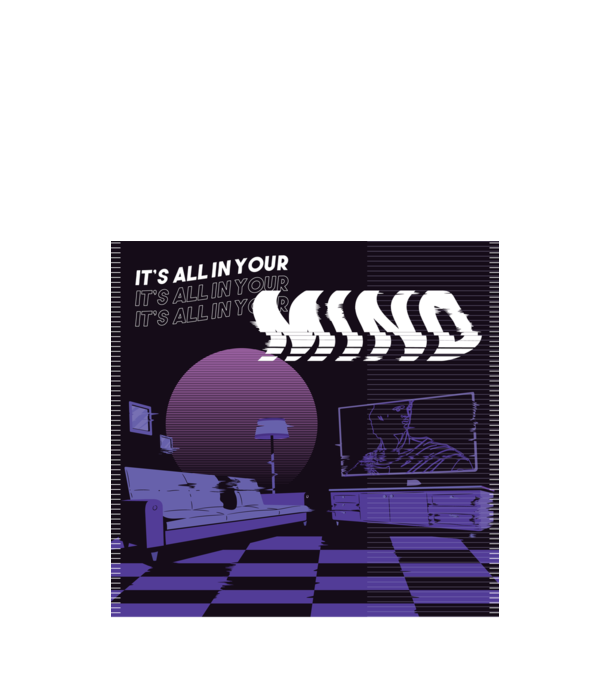 'It''s all in your mind' model negru pe tricou