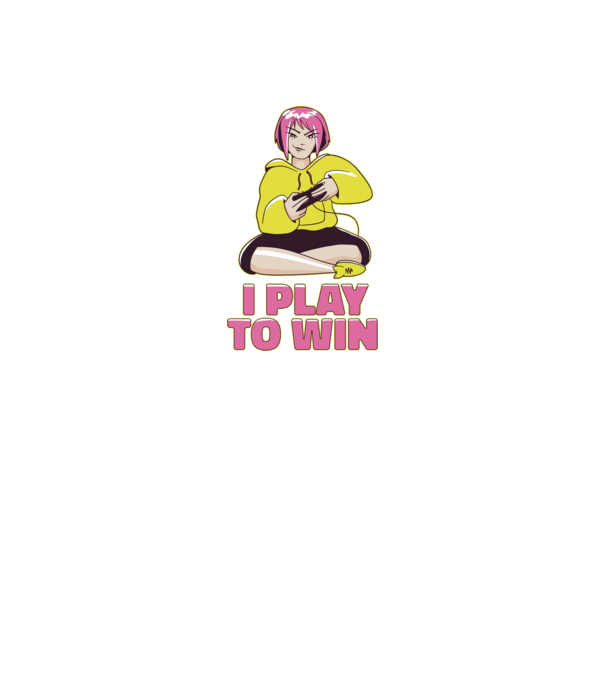 Anime fată Gamer model albastru închis pe tricou