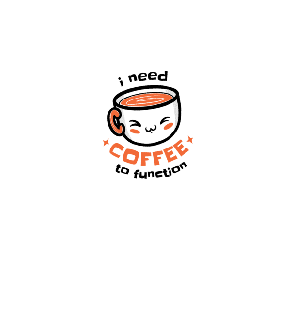 Am nevoie de cafea model alb pe tricou
