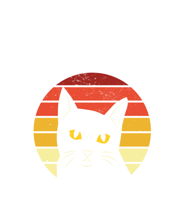 Cap pisică retro model negru pe tricou