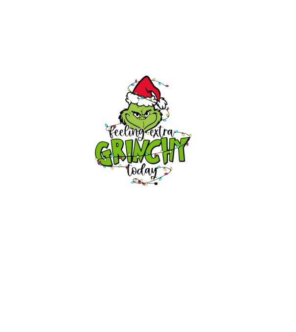 Feeling extra Grinchy today model roz deschis pe tricou