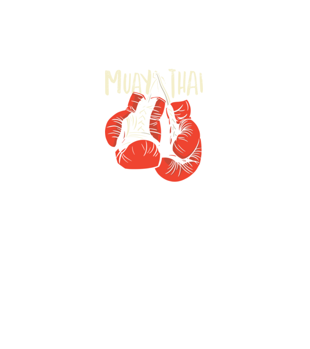 Muay Thai model negru pe tricou
