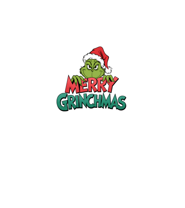 Merry Grinchmas model negru pe tricou