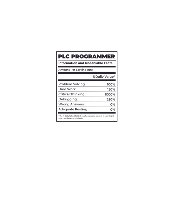 Programator PLC model albastru închis pe tricou