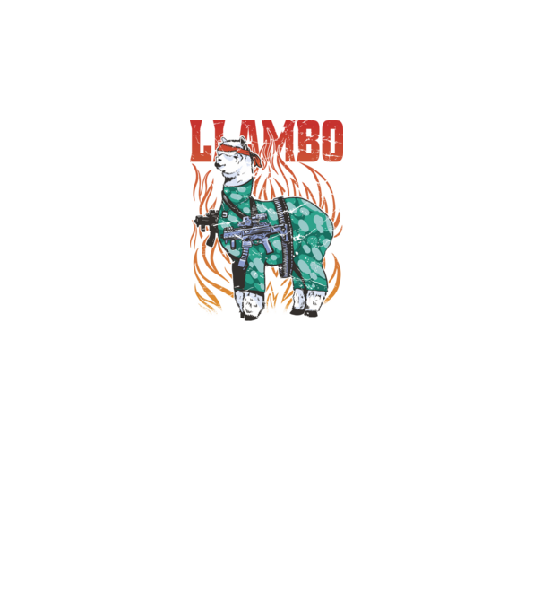 Llambo Lama model turcoaz pe tricou
