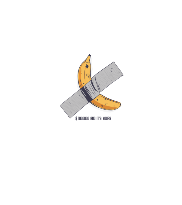 Ultima banană model gri pe tricou