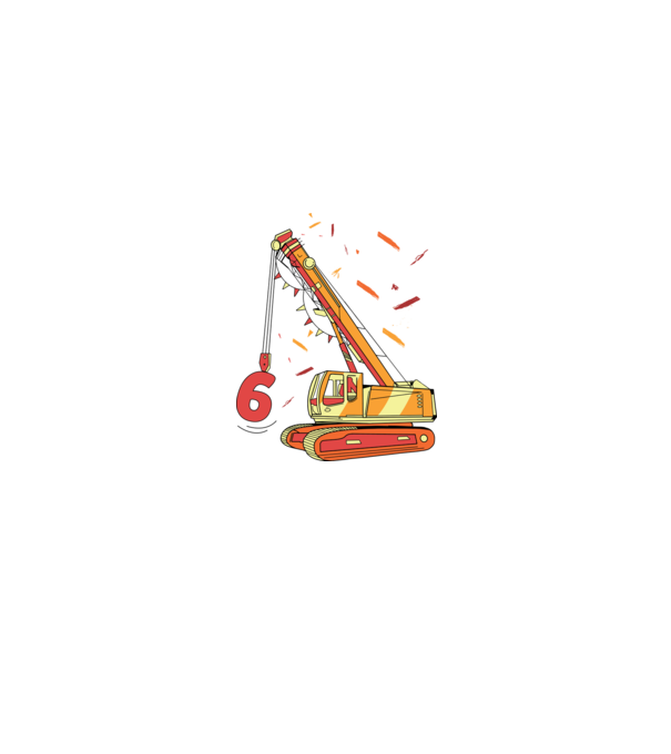 Prindere 6th Birthday model alb pe tricou