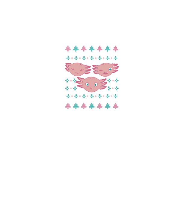 Pulover urât Axolotl model negru pe tricou