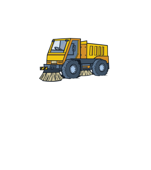 Camion spălare străzi model turcoaz pe tricou