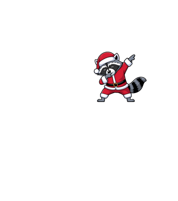 Raton Dab Xmas model galben neon pe tricou