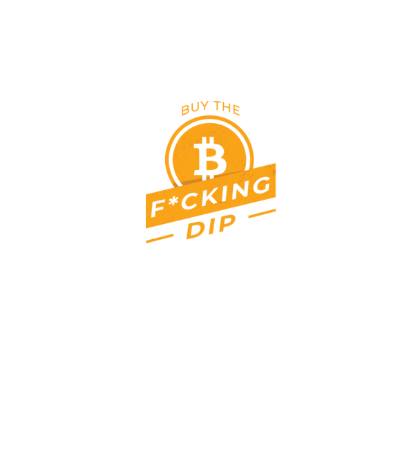 Bitcoin - Buy the fucking dip model negru pe tricou