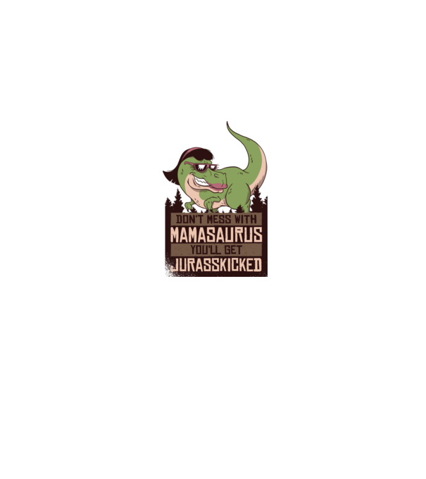 Mamasaurus tricou cu dinozaur model gri pe tricou