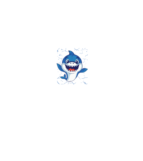 Baby Shark tricou drăguț cu rechin model gri pe tricou