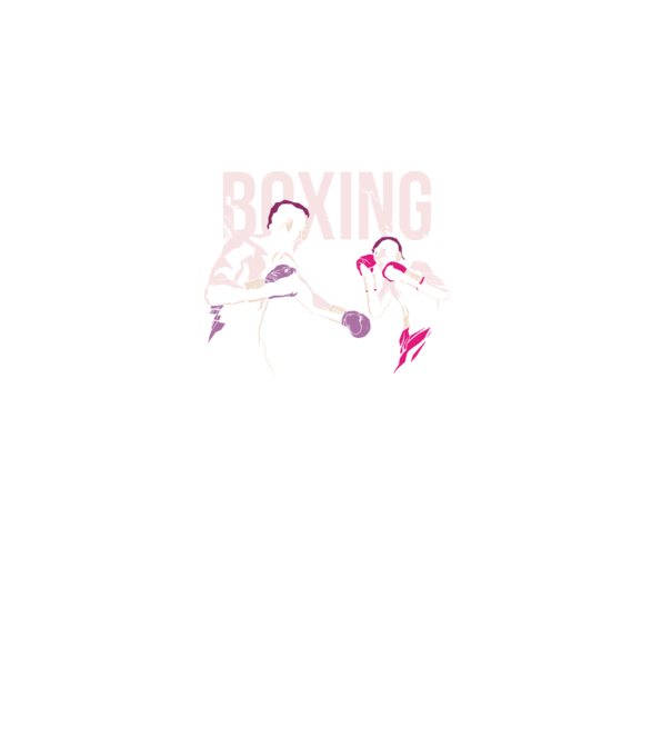 Boxing model negru pe tricou