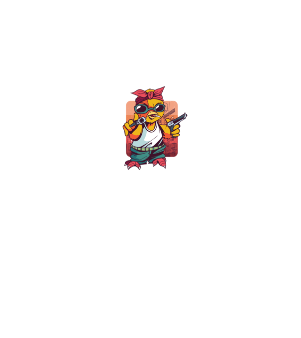 Pew Pew Pew Madafakas Pui model negru pe tricou