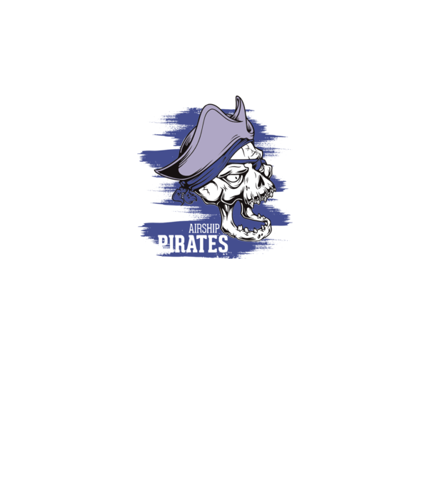 Airship Pirates 2 - Pirat model gri pe tricou