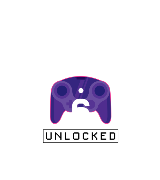 Level 6 Unlocked Gamer Birthday model negru pe tricou