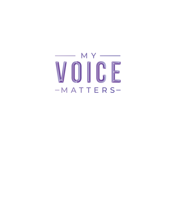 My Voice Matters de Ziua Femeii model alb pe tricou