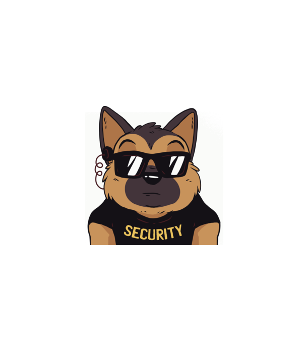 Ciobănesc german Security tricou amuzant cu Câine model gri pe tricou