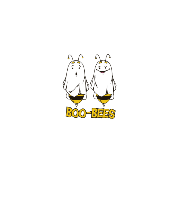 Boo Bees - Albine fantomă Halloween model gri pe tricou