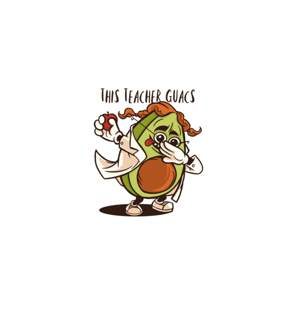 Profesor Avocado DAB model kaki pe tricou