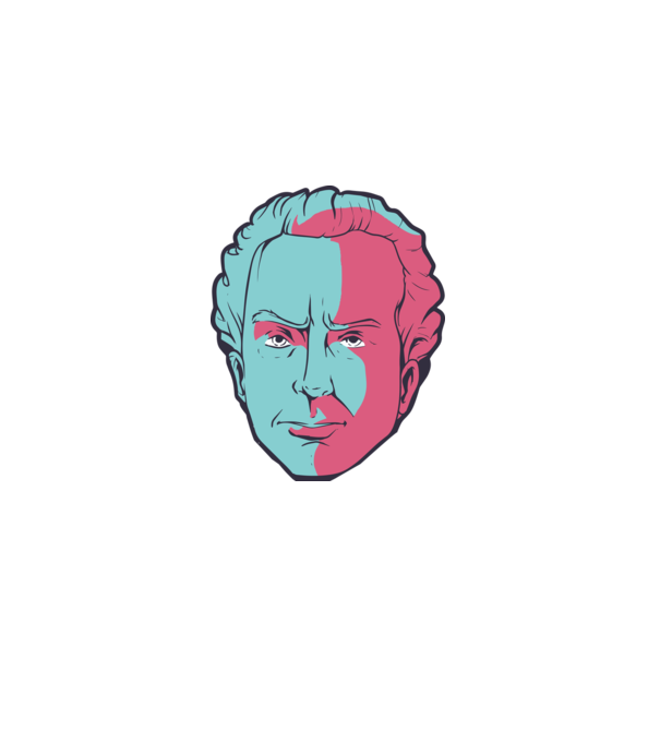 Immanuel Kant model mov pe tricou