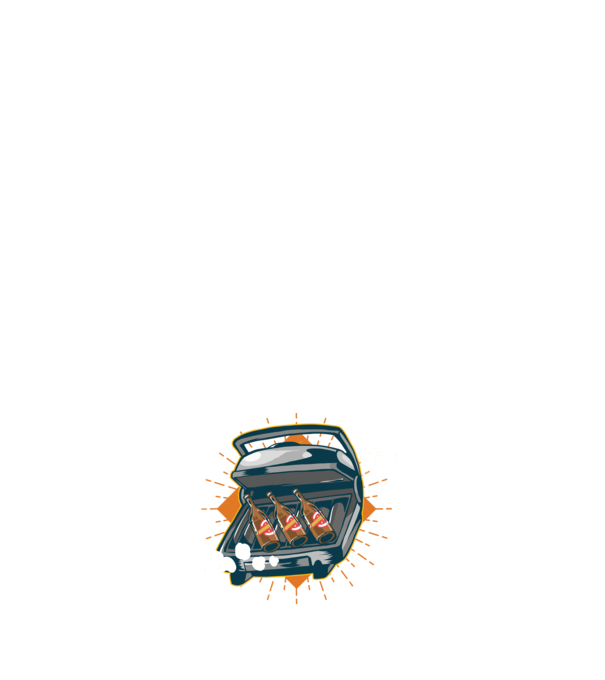 Bere BBQ model negru pe tricou