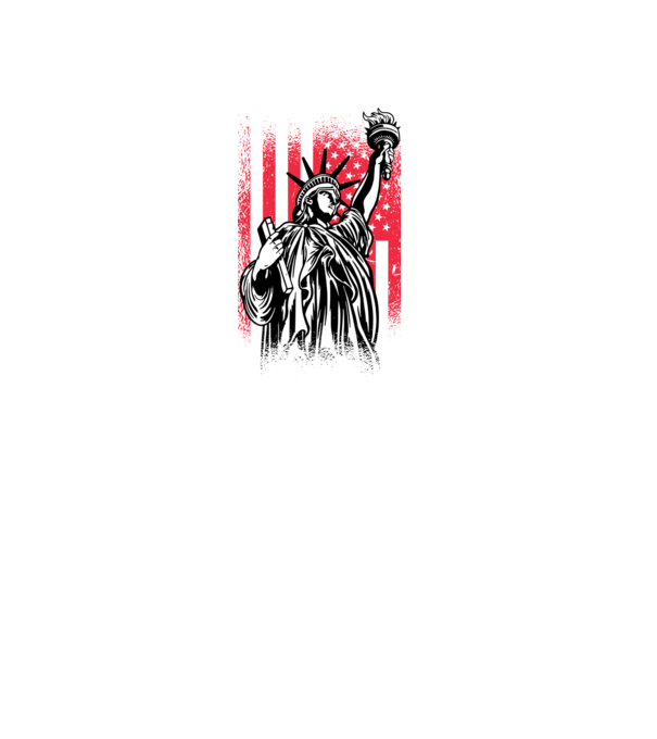 SUA Statuia Libertății model negru pe tricou