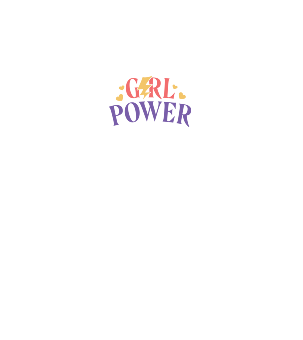 Girl Power Ziua Femeii model alb pe tricou
