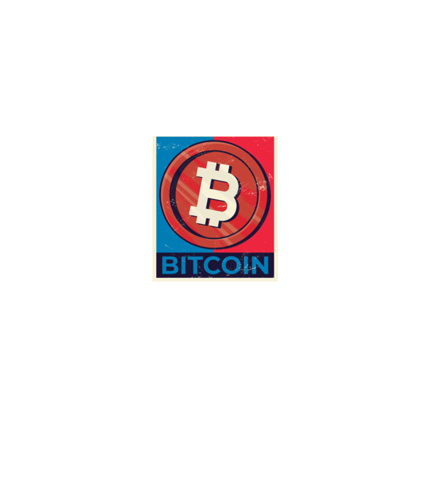 Bitcoin Criptomonedă model negru pe tricou
