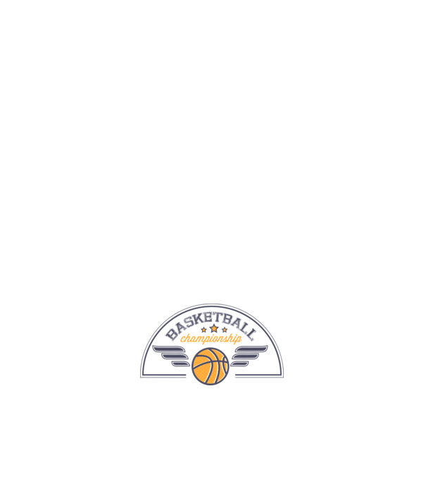 Basketball Championship model alb pe tricou