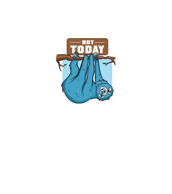 Not today Leneș model gri pe tricou