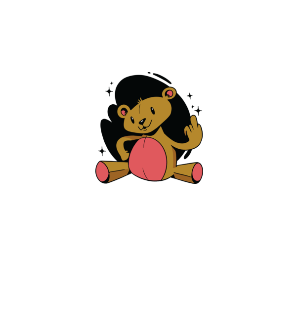 Ursuleț Teddy hain model gri pe tricou