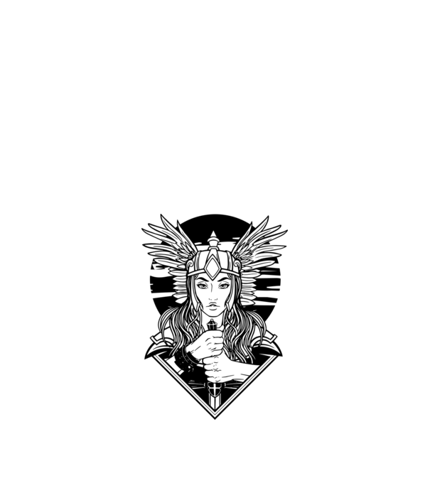 Zeița Valkyrie model nisipiu pe tricou