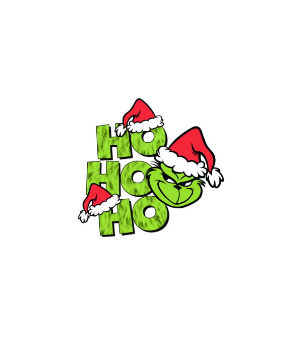 Ho Ho Ho - Grinch model negru pe tricou